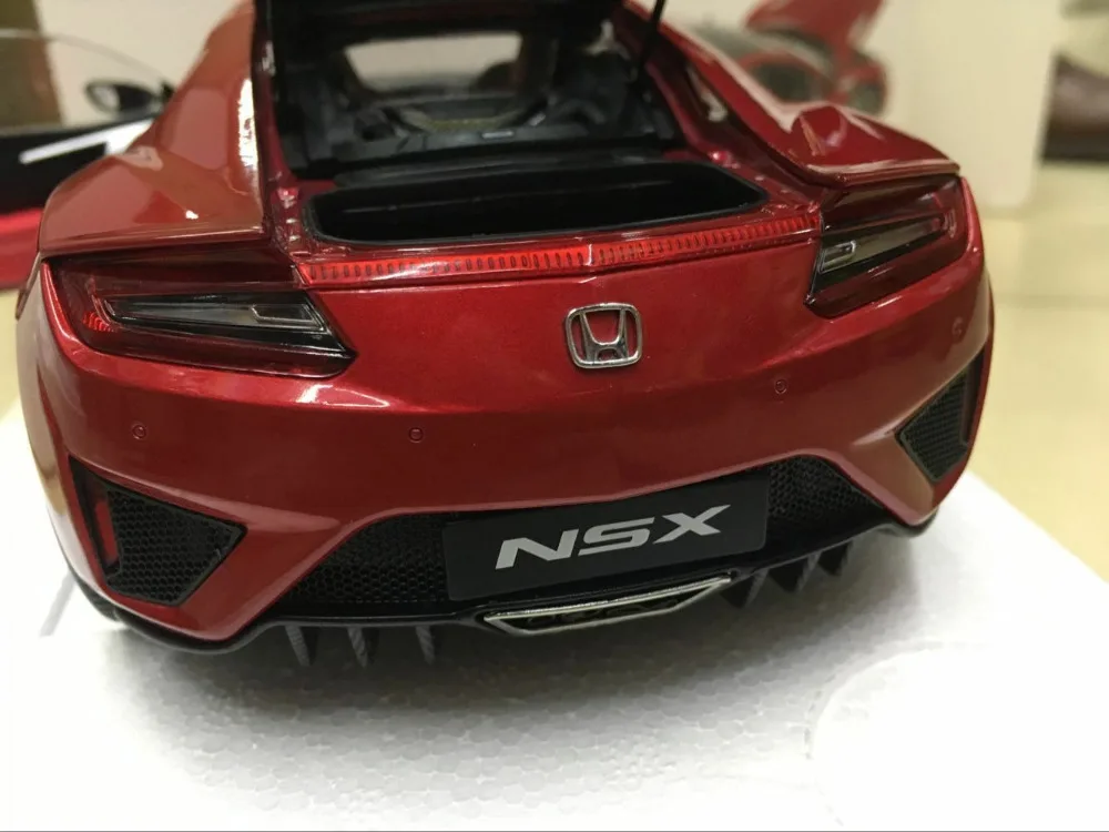KengFai Honda NSX красная версия масштаба 1:18 литой автомобиль 4 открытые двери|locomotive