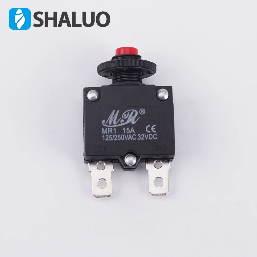 

15A MR1 Electric Air Compressor Circuit Breaker Thermal overload protection switch over current protector for generator parts