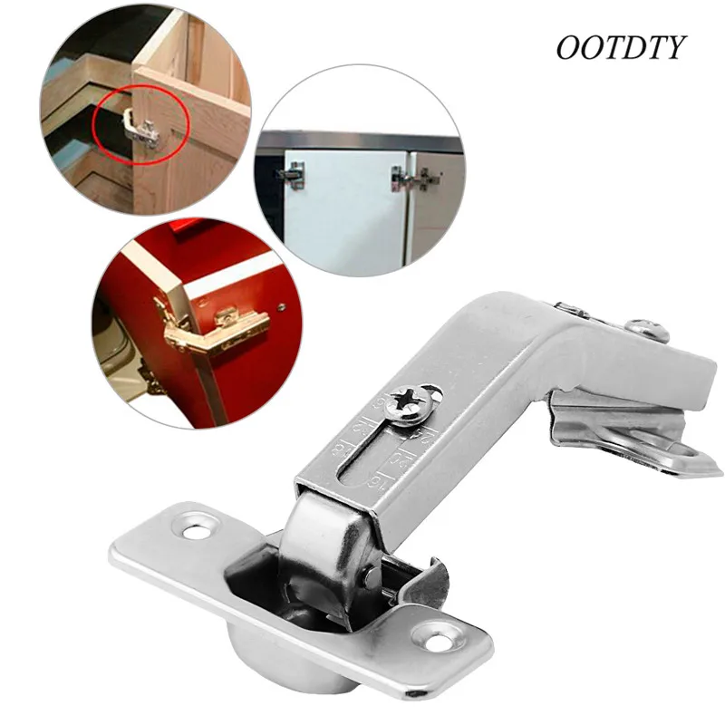 OOTDTY 135 Degree Corner Folded Door Hinges Home Bathroom