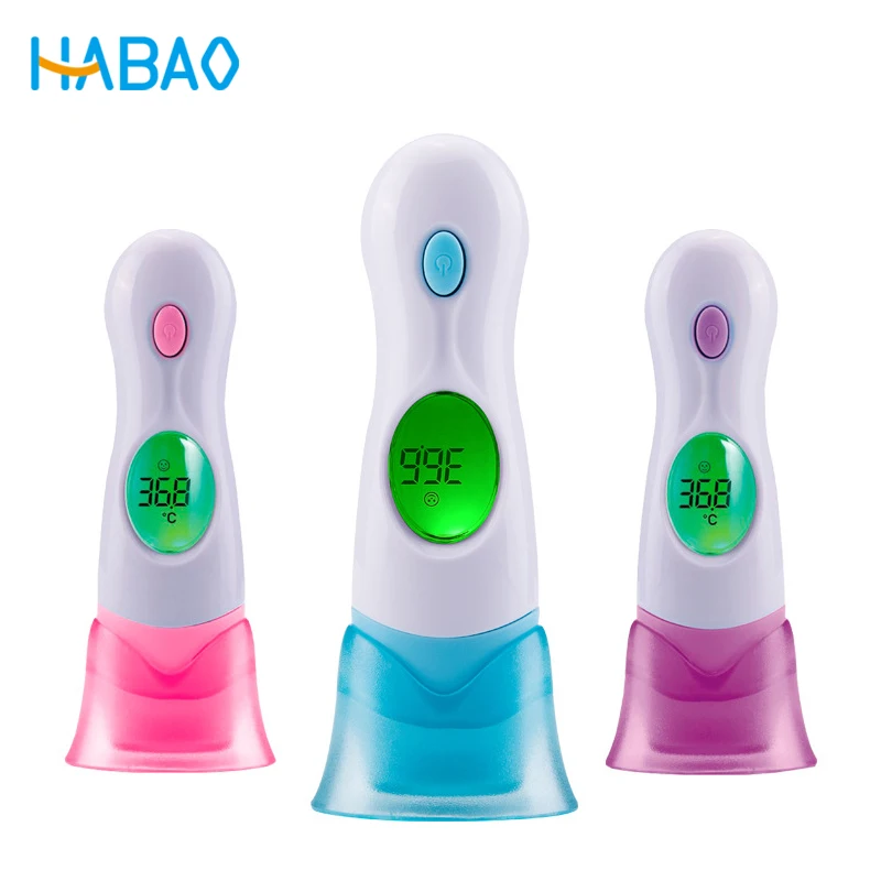 

Baby Infrared Electronic Digital Thermometer Gun LCD Non-Contact IR Forehead infant Ear Temperature Measurement Diagnostic Tool