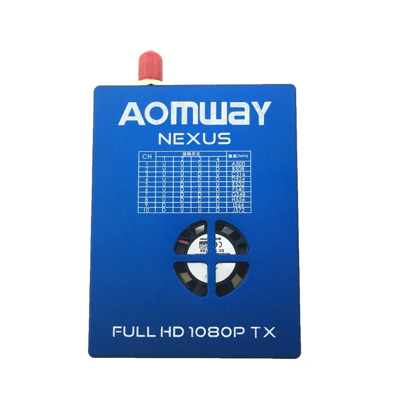 Aomway NEXUS V1 FULL HD 1080P 10CH AV FPV цифровой трансмиттер приемник TX RX Combo для радиоуправляемого квадрокоптера
