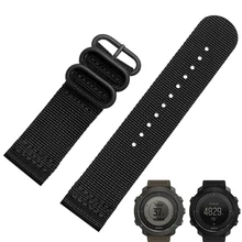 Умный ремешок для часов 24 мм для Suunto TRAVERSE качество Nato нейлоновый ремешок для часов 3 кольца со стальной пряжкой