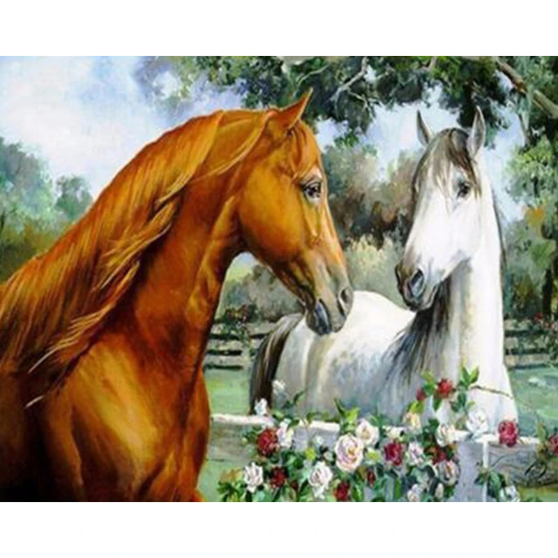 Aliexpress.com : Buy Diamond Painting Horse DIY 5d Painting Rhinestones