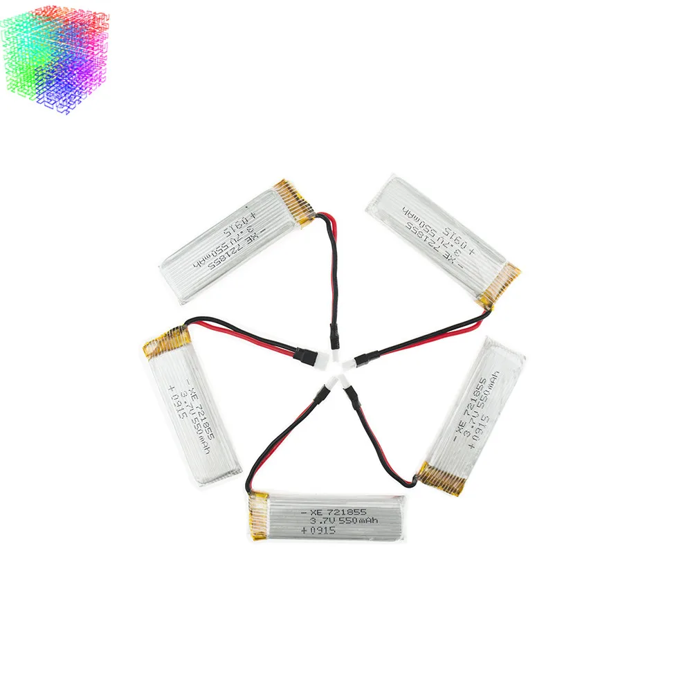 Lipo 3 7 v 550mah 5 шт батареи и USB зарядное устройство для Wltoys V977 V930 Rc вертолет Дрон