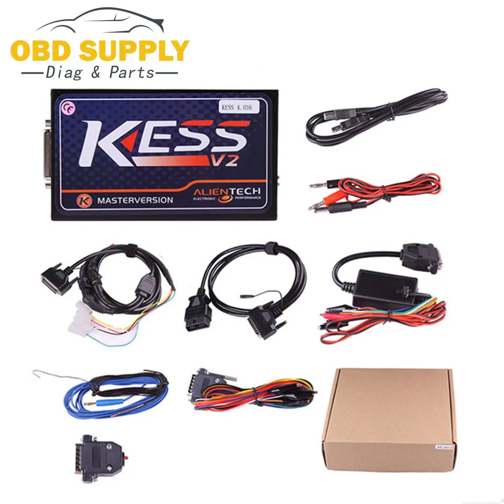 Original 100% KESS V2 V2.32 OBD2 Manager Tuning Kit No Token Limit Kess Master FW V4.036 Version |