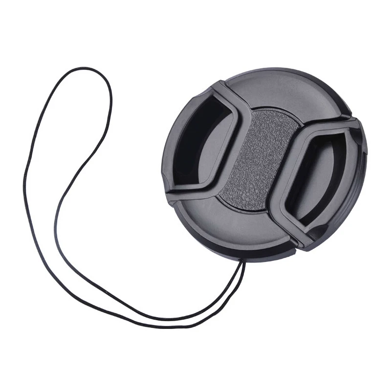 

67mm 67 mm center pinch snap on front lens cap with string for Canon Nikon Olympus Pentax Contax Sony Samsung Casio Fuji Sigma