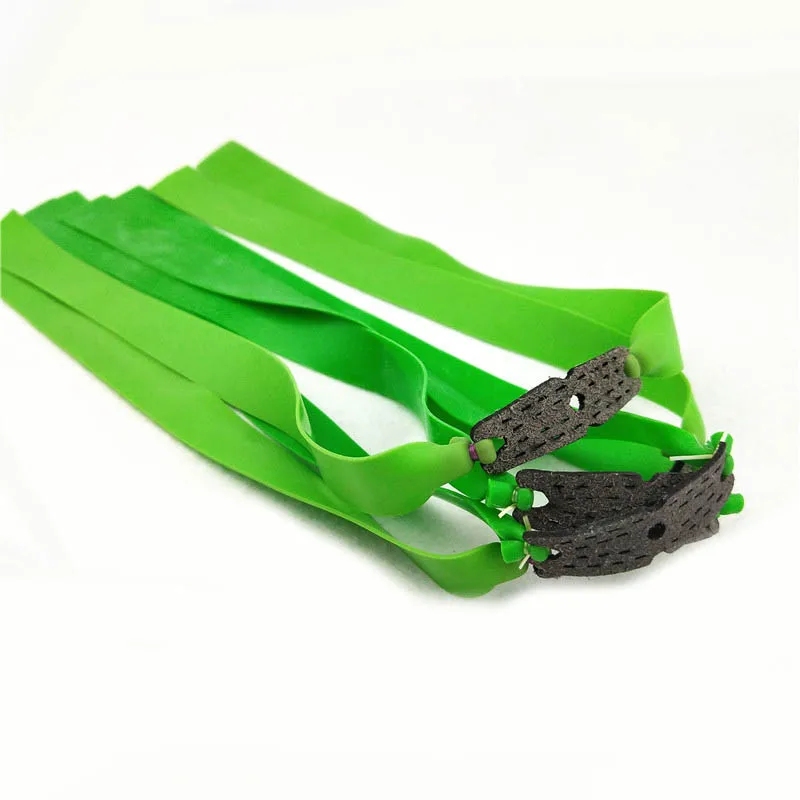 10pcs 1.0mm Thick Natural Latex Slingshots Flat Rubber Bands Strong Elastic Parts Rubber Bands Hunting Catapult