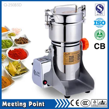 

on sale 250g household swing type food grade stainless steel electric ultrafine powder mill herb grinder machine