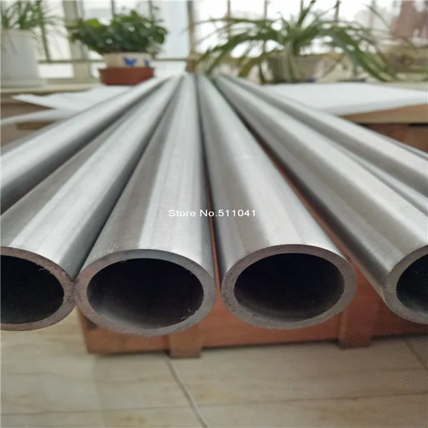 цена 3pcs Ti titanium metal tube grade5 gr5 Seamless titanium pipe  32mm*3mm*1000mm ,free shipping