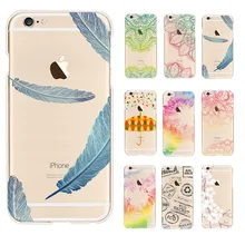 Umbrellas Color Pattern Transparent Soft TPU Phone font b Case b font coque For Apple font