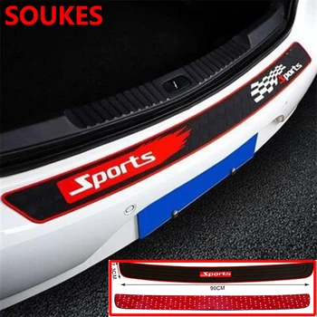 

90cm Rubber Car Trunk Rear Bumper Protection Sticker For Alfa Romeo 159 BMW E46 E39 E36 E90 Audi A3 A6 C5 A4 B6 B8