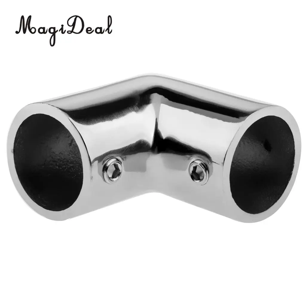 Durable Marine Boat Hand Rail Fittings 90 Degree Elbow -7/8\` Tubing 316 Stainless Steel for Fishing Kayaking Canoeing Accessory