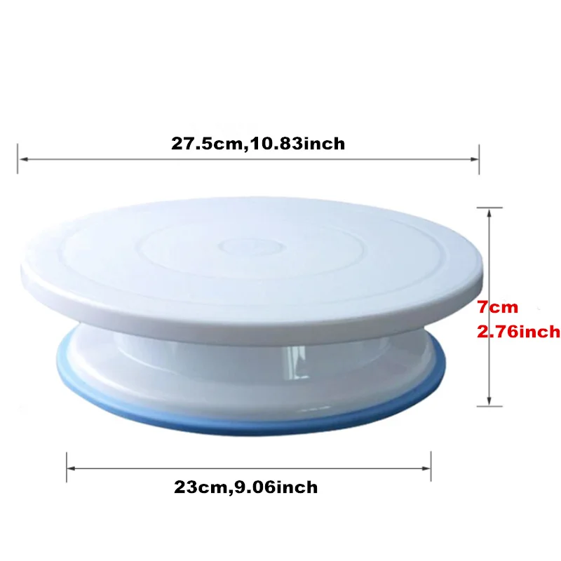  Goldbaking Cake Stand Set All-in-One Cake Decorating Supplies with Revolving Cake Turntable  2 Icin