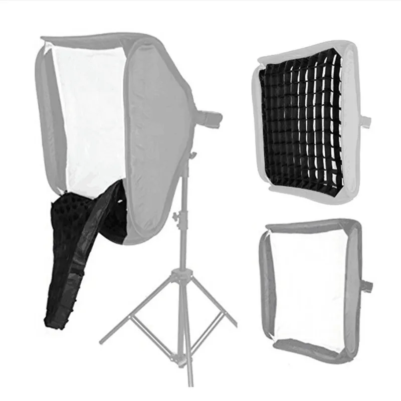 Софтбокс Wrumava 50*70/60*90 см с сотовой сеткой для Godox YONGNUO Pixel Flash Speedlite и Stuio Strobe