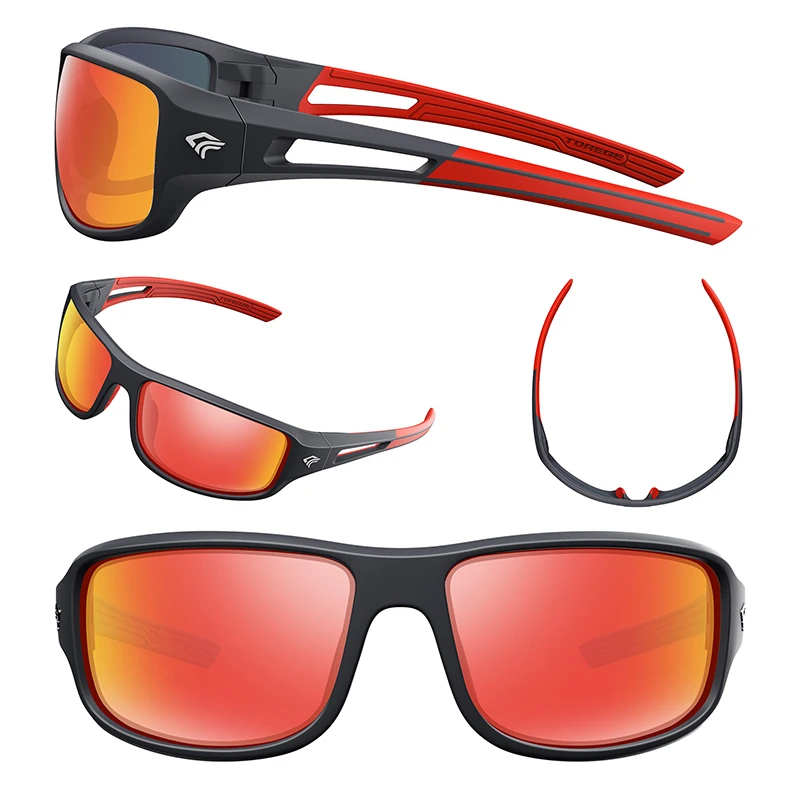 Для мужчин Для женщин Мода поляризованных солнцезащитных очков вождения Рыбалка Пеший Туризм Бейсбол очки унисекс Брендовая Дизайнерская