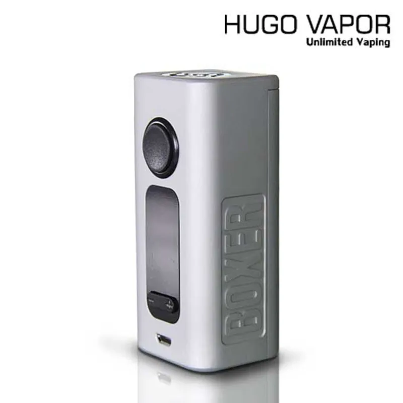 

Original Hugo Vapor Boxer V2.0 188w Temperature Control TC Box Mod TCR Setting & Curving heating 0.96-inch OLED screen