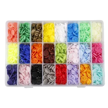 

360pcs/Set Button Fastener Snaps Press Pliers Hand Punching Tool T5 Resin Snap Buttons T3 T5 T8 Snap Clamp for DIY Sewing