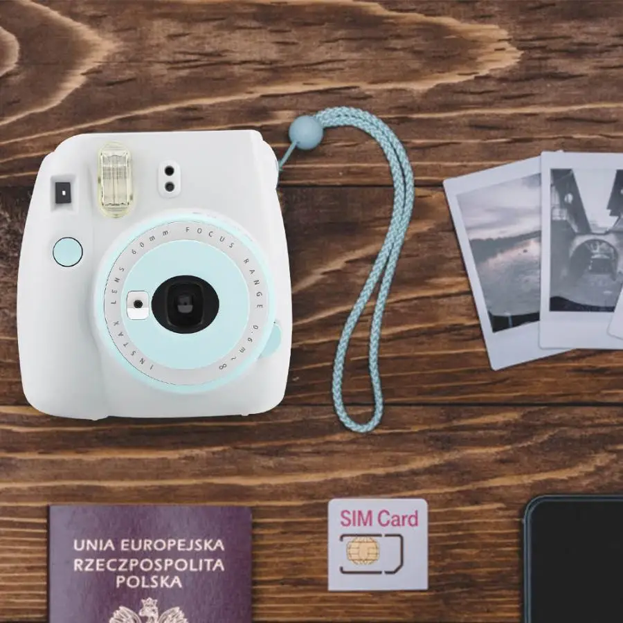 Оригинальная пленка Fujifilm Fuji Instax Mini9 Mini 9 для мгновенной съемки, ремешок на батарейке, фотокамера, подарок на день рождения, Рождество