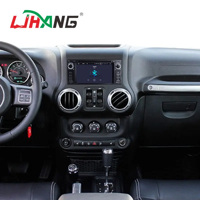 Cheap LJHANG 1 Din Car DVD Player Android 9.0 For JEEP Wrangler Compass Grand Cherokee Commander Dodge GPS WIFI Multimedia Stereo auto 5