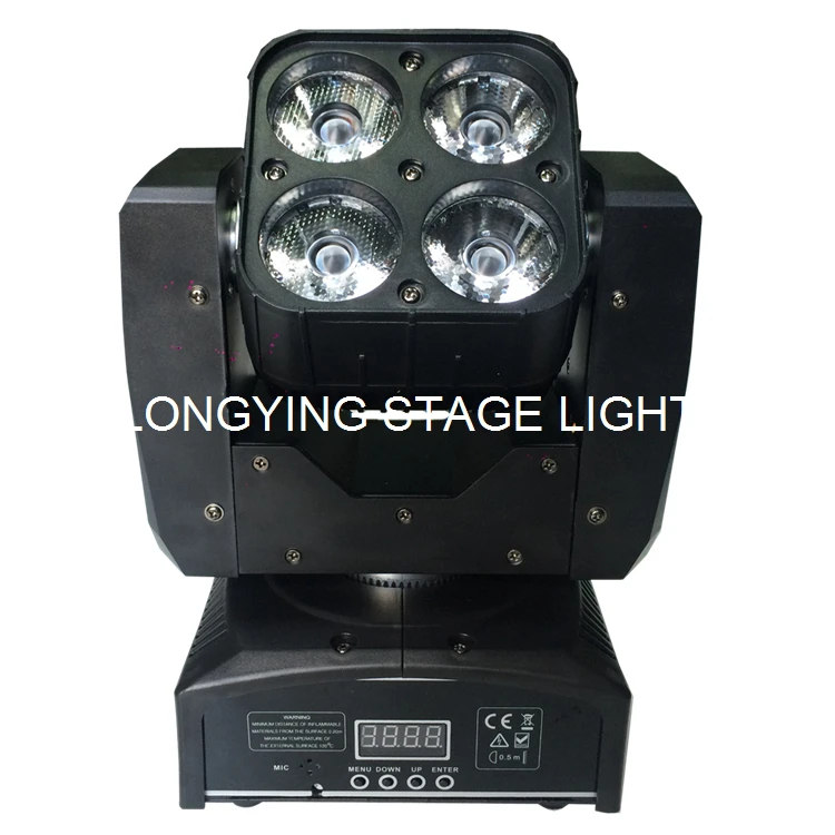 Бесплатная доставка 6 шт./лот CREE RGBW 4в1 4x15 Вт Led Луч Moving Head моющийся свет 15 LED DMX