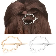 

Women Elegant Cloud Barrettes Girl New Fashion Beauty Hair Clip Delicate Hair Pin Headdress Simple Hair Decorations Hair Jewelry