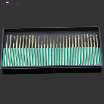 

30PCS Diamond Burr Drill Bits Kit For Carving Engraving Card Grinding Tool Set