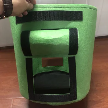 

1 Pcs Potato Grow Bags Garden Vegetable Planting with Access Flap Tomato Planting Non-woven Bag 30*35cm TB Sale