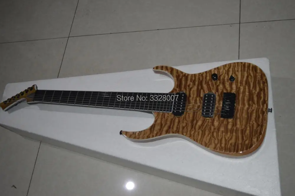 

new arrival 7 strings blackmachine;quilted maple top;rosewood neck;free shipping