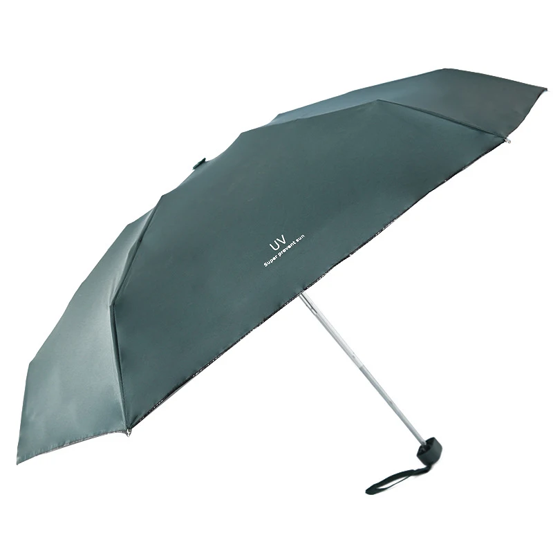 Маленький складной зонт для девочек с защитой от УФ-лучей, водонепроницаемый портативный дорожный зонт для женщин и мужчин, подарок, мини Карманный Зонт от дождя