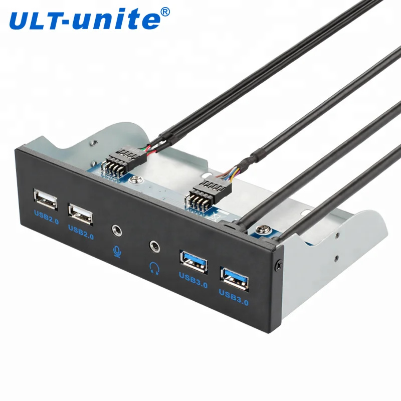 Чехол для компьютера USB 2 0 3 HD Audio Custom Передняя панель 5 25 концентратор