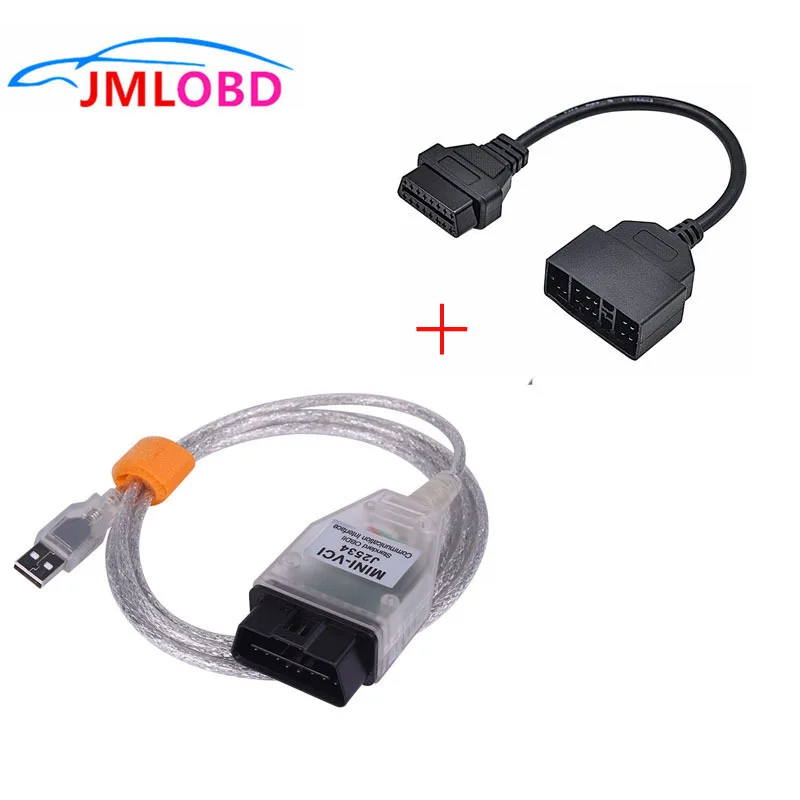 Комплект MINI VCI V12.00.127 для To ta/Lexus/Scion TIS Techstream OBD2 USB кабель с OBD подходит игрушек ta 22PIN