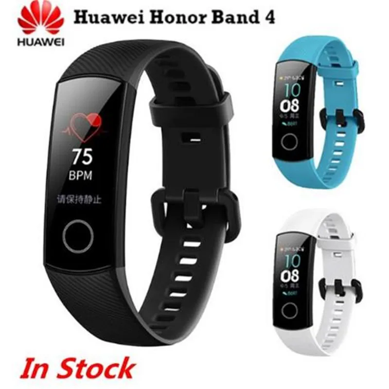 Оригинальный Смарт-браслет Huawei Honor Band 4 Amoled цветной 0 95 &quotводонепроницаемый