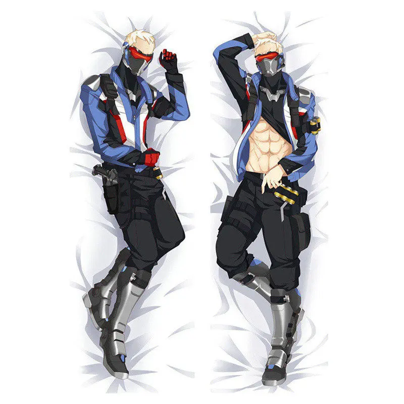 11 Чехол для подушки в стиле аниме OW Dva Genji Hanzo Junkrat Reaper, двусторонний чехол для подушки в обтяжку, Подарочный чехол - Цвет: 11