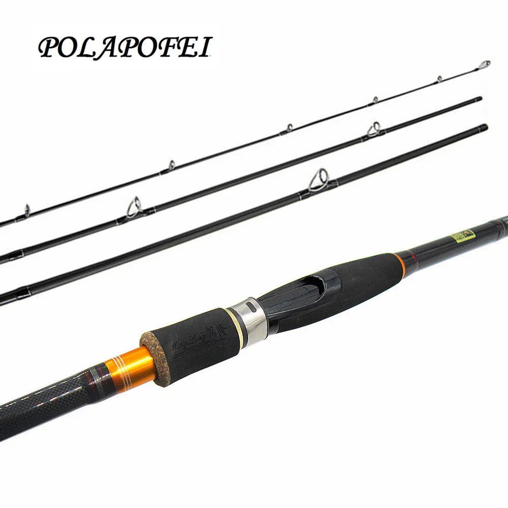 

2.1~2.7m Carbon Fiber Telescopic Fishing Rod Spinning Fish Rod Casting Pole Travel Sea Boat Rock rod fit for shimano reel E250