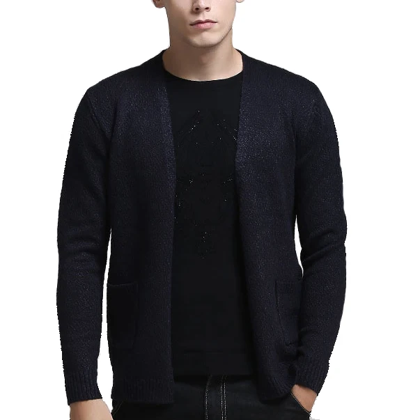 2017 New Arrival Fashion Mens Knitted Cardigan Casual Comfortable