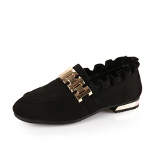 2017 Spring Girls Princess Party Shoes Boys Suede Loafers Leather Shoes Children Casual Moccasins Kids Flat Slip-on Sneakers