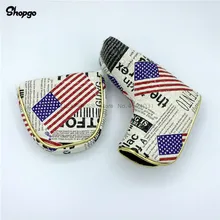 США газета клюшки для гольфа крышки Открытый водонепроницаемый лезвие/молоток Флаг США головные уборы для гольфа для мужчин и женщин