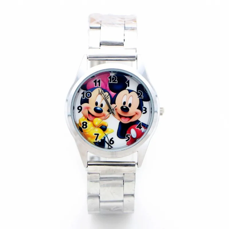 Новые дизайнерские детские часы с Минни Маус из нержавеющей стали, модные женские часы Relojes Montres kol saati - Цвет: as picture 3