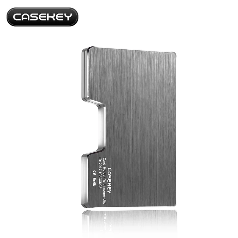 Металлический вместительный кошелек Casekey для монет 36 дюймов Женский с функцией