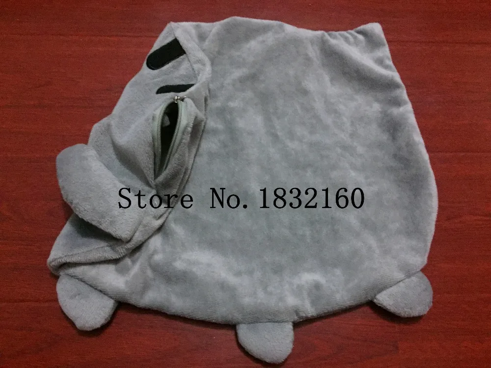 40*30 cm Kawaii gato almohada con cremallera sólo la piel sin PP de algodón galletas muñeca Animal de la felpa Juguetes funda de cojín de Peluche regalo
