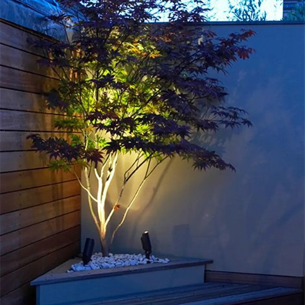 3 Вт светодиодный садовый светильник IP67 водонепроницаемый алюминиевый светильник для газона DC12-24V ландшафтный светильник уличный светильник