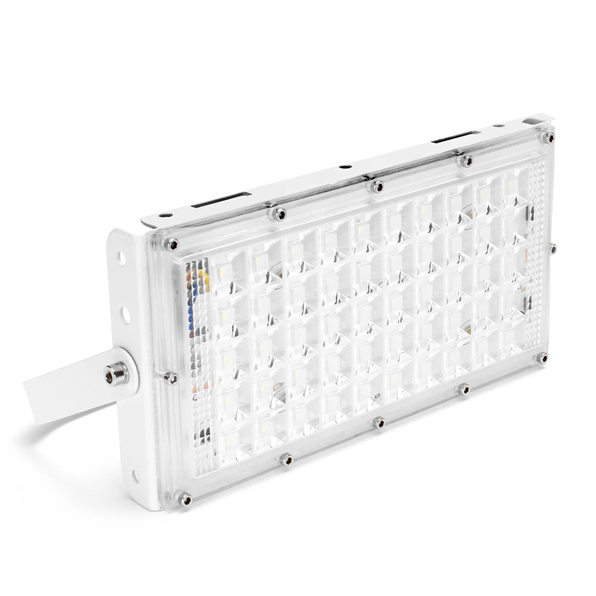 

50W LED Flood Light Waterproof White Shell Landscape Garden LampWhite Light White Light for Outdoor AC185-265V