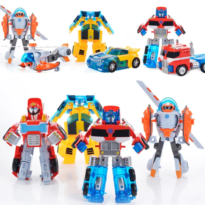 

New Deformation Car Robot Toy Action Model Figure Boy Assembly Set Gift Wheels Transformation Robot Car Model Toys for Children
