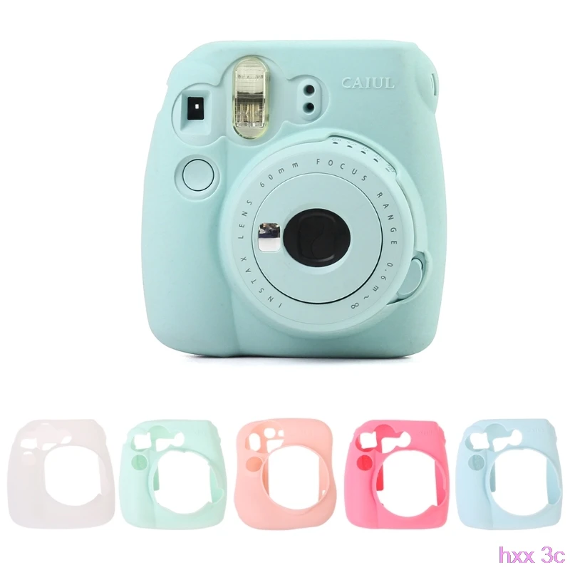 Новый мягкий силиконовый чехол для камеры Fujifilm Instax Mini 8/8 +/9|Сумки