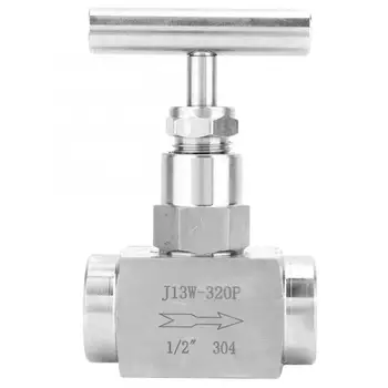 

BSPP Female Thread Straight Needle Valve for Water Transmission High Pressure Stainless Steel