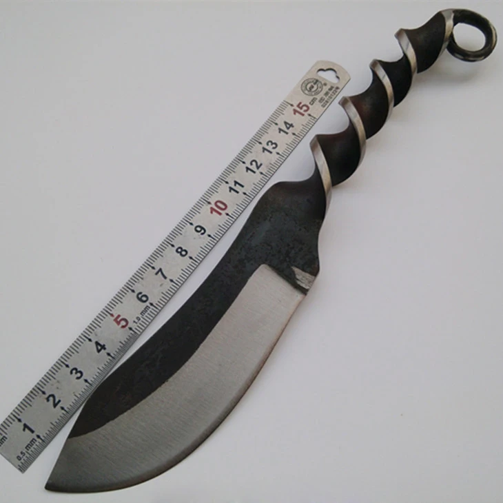 Big Blade thickness 0.4 cm Handmade Sharp Fixed Blade Knife