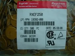 

Сбрасываемый предохранитель RXEF250 XF250 60 в 72 в 500 А PTC, шт.