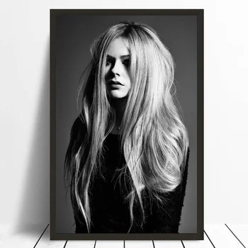 

Avril Lavigne Poster Music Star Poster 36x24 inch Home Decor Pictures Silk Fabric Cloth Poster No Frame