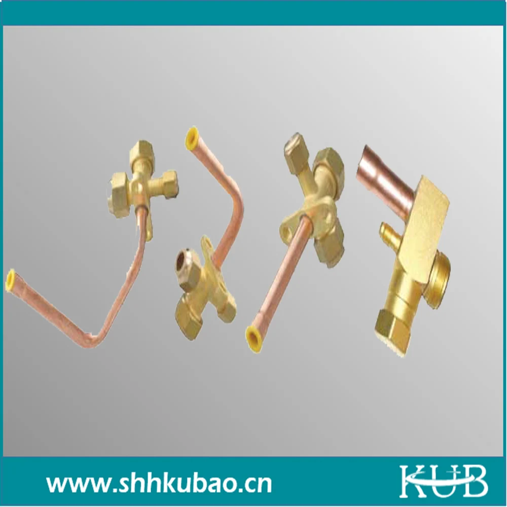 10mm Air conditioning valves three high pressure low pressure air valve