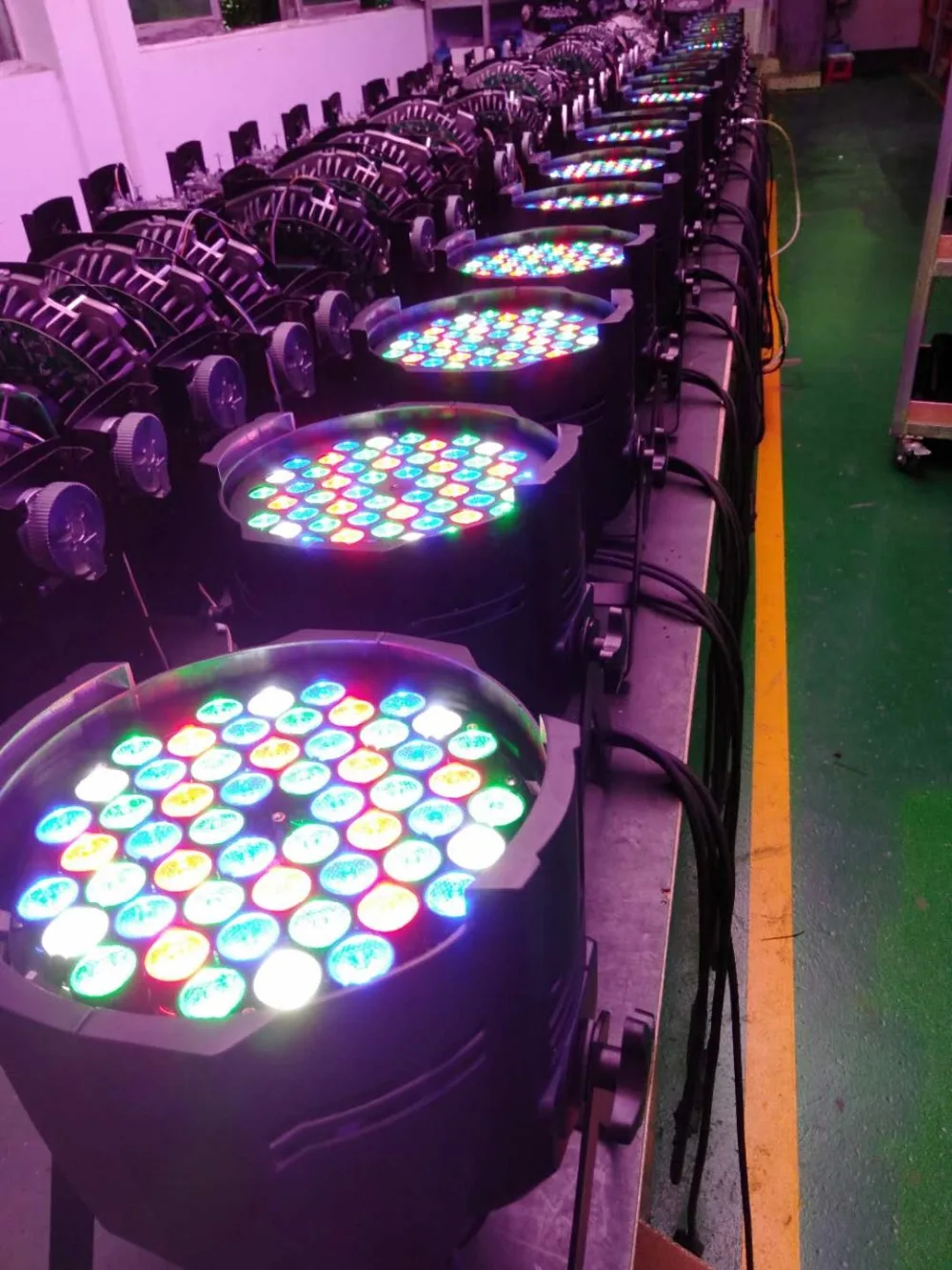 1 шт./лот DMX 54x3w led par light RGBW Подвижная головка|Эффект освещения сцены| |